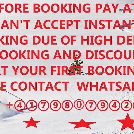 וילה Contact Us At What App - 0041-798-079-427 To Book!! - 3 Beds In Traditional Swiss Chalet *